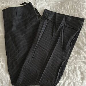 Banana Republic Black Pinstripe Pants